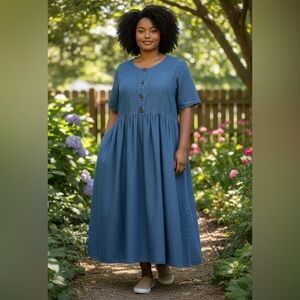 Denim Blue Women's Dress
